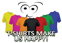 T-SHIRTS MAKE US HAPPY