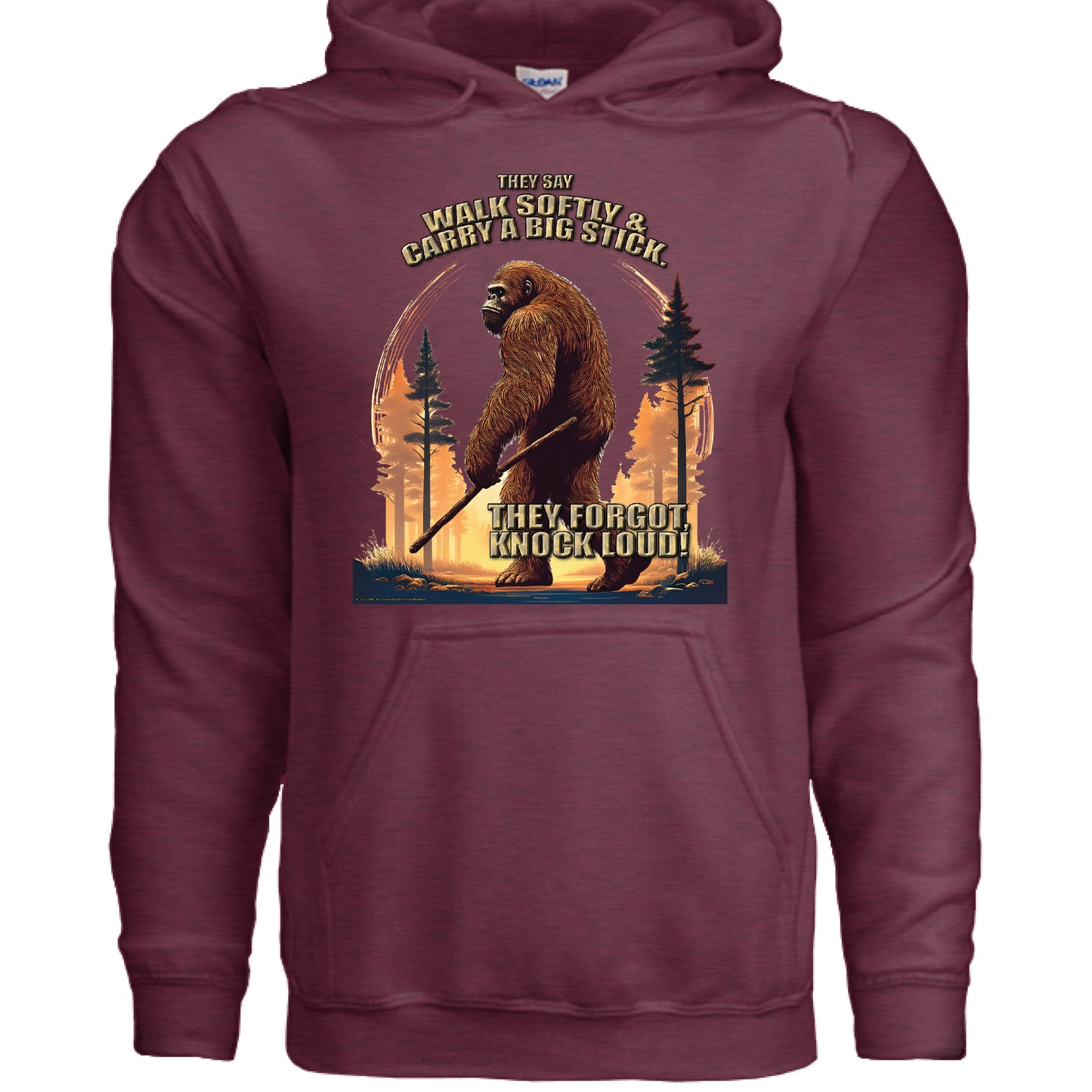 Heather Sport Dark Maroon - FRONT