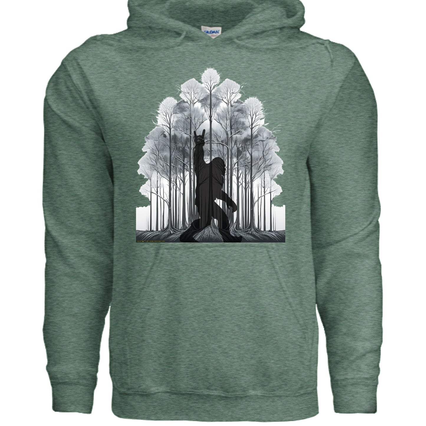 Heather Sport Dark Green - FRONT