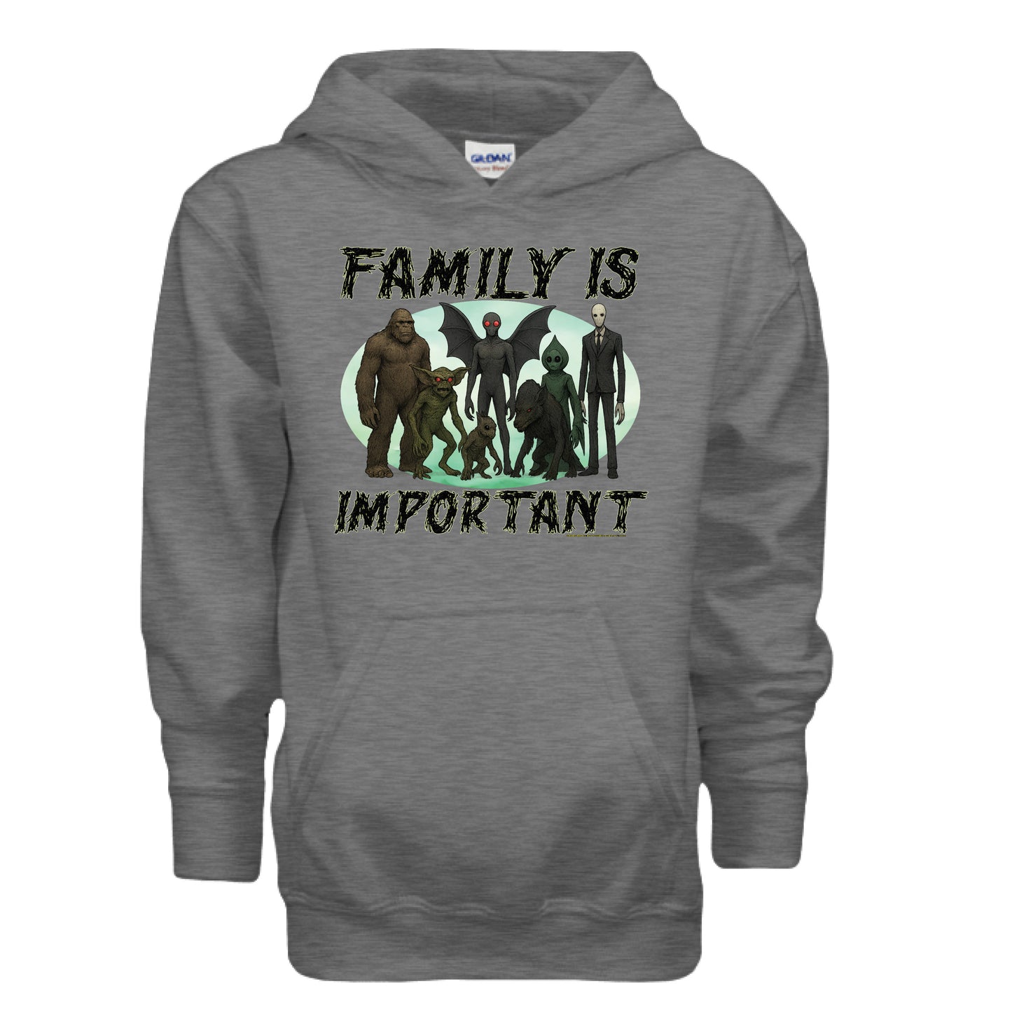 GRAPHITE HEATHER - FRONT