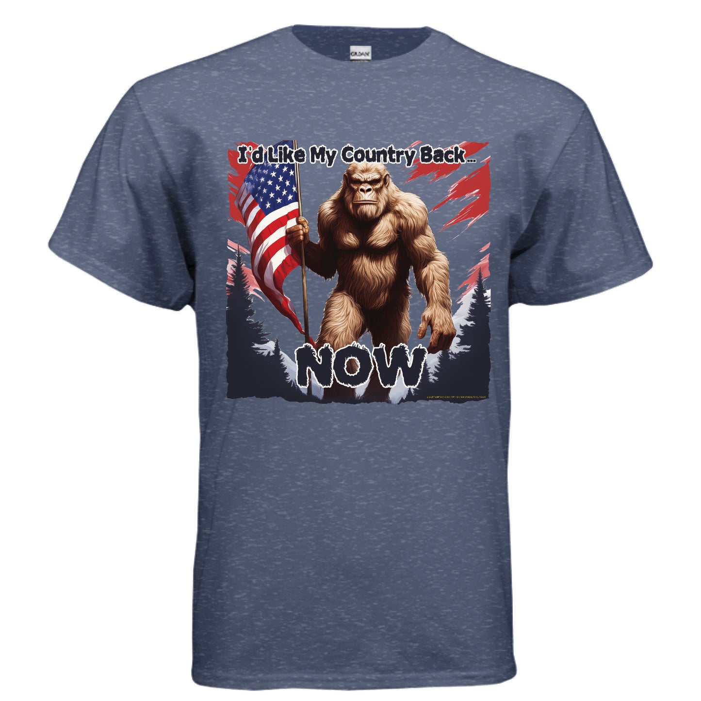 Heather Sport Dark Navy - FRONT