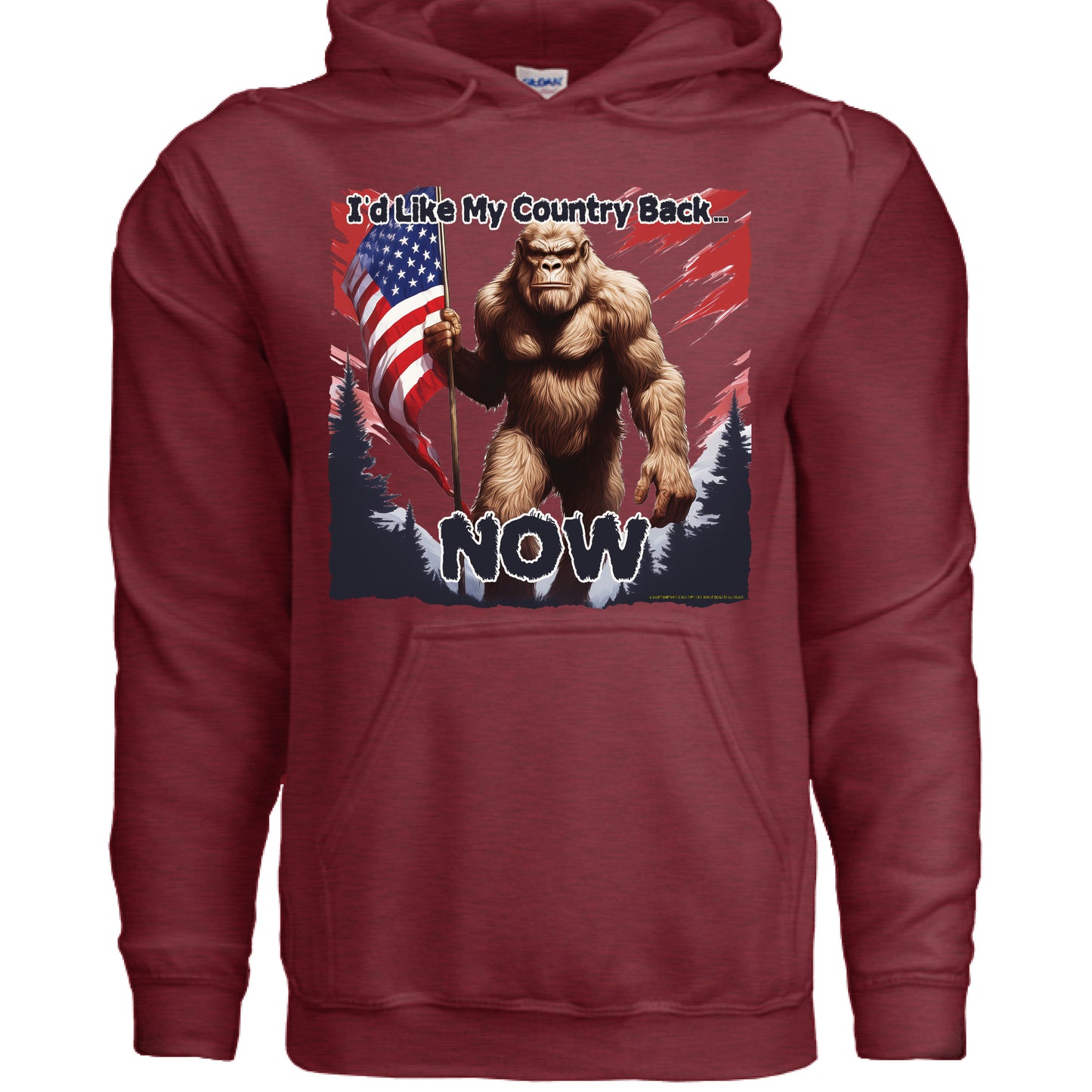 ANTIQUE CHERRY RED - FRONT