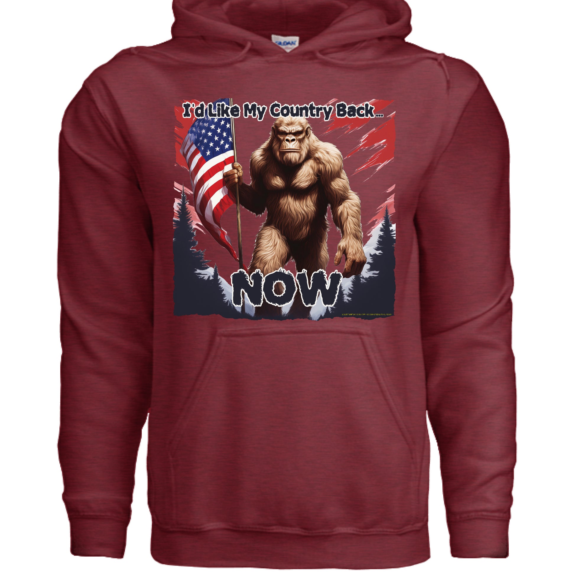 ANTIQUE CHERRY RED - FRONT