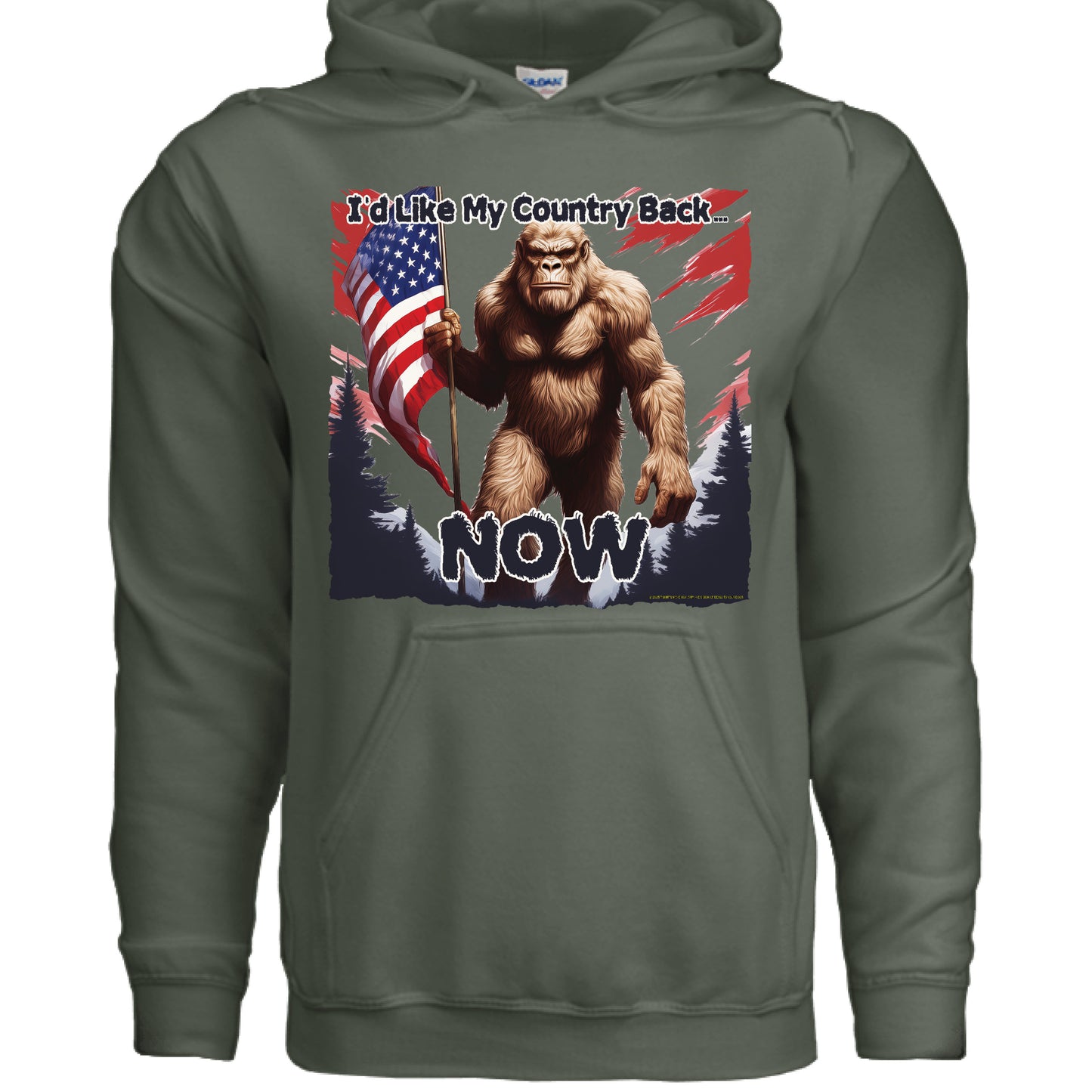 MILITARY GREEN - FRONT