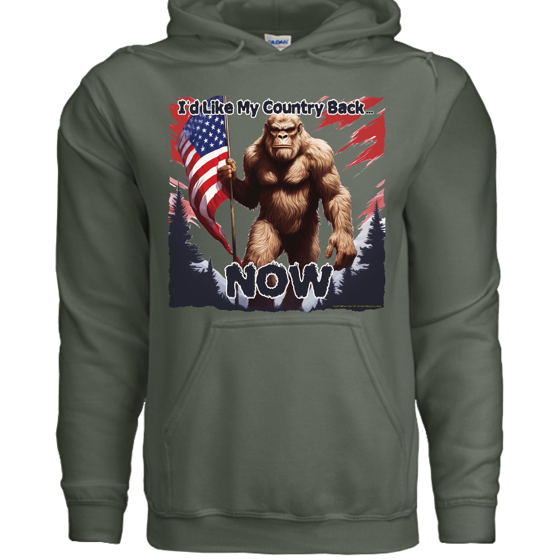 MILITARY GREEN - FRONT