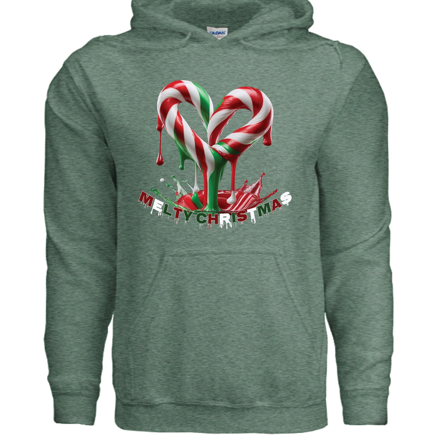 Heather Sport Dark Green - FRONT