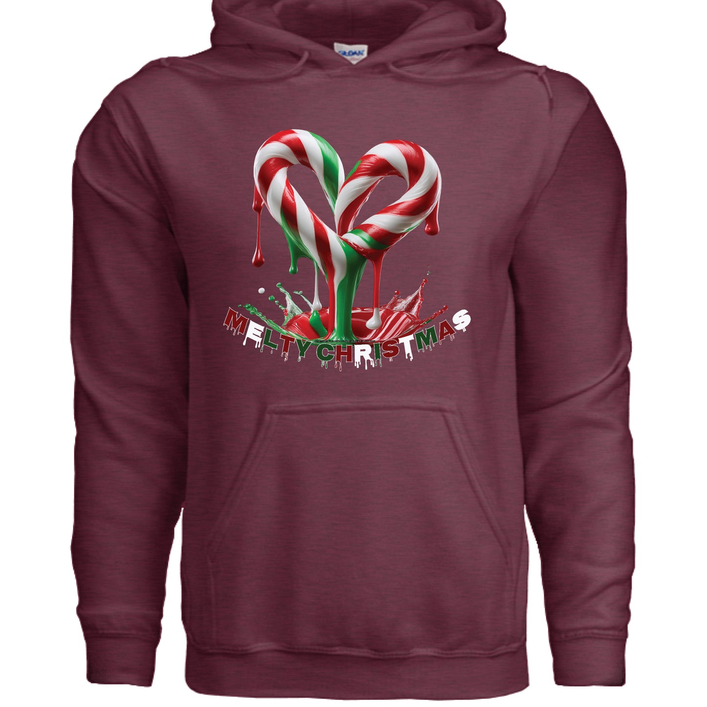 Heather Sport Dark Maroon - FRONT