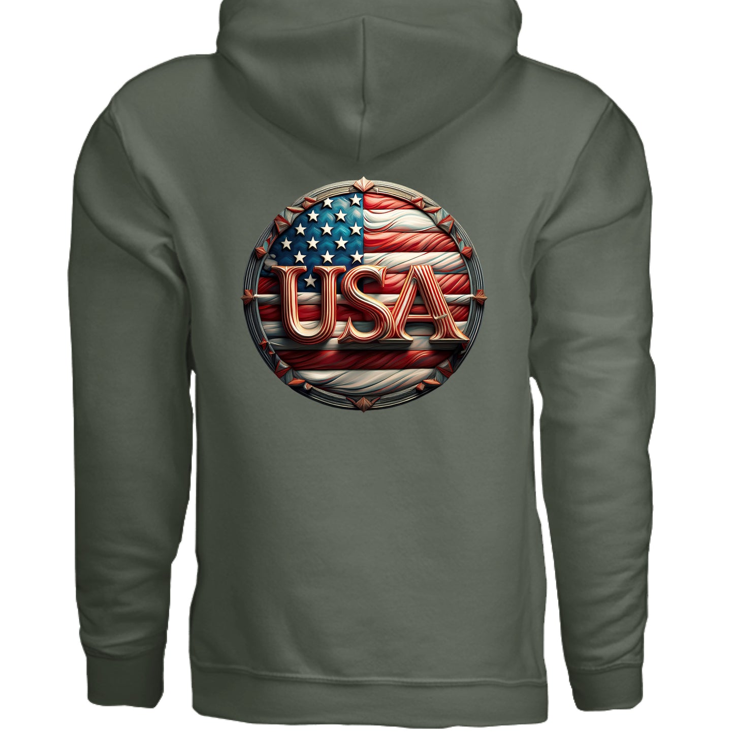 MILITARY GREEN - BACK