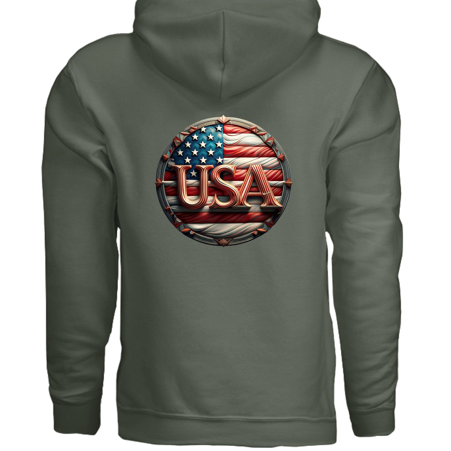 MILITARY GREEN - BACK