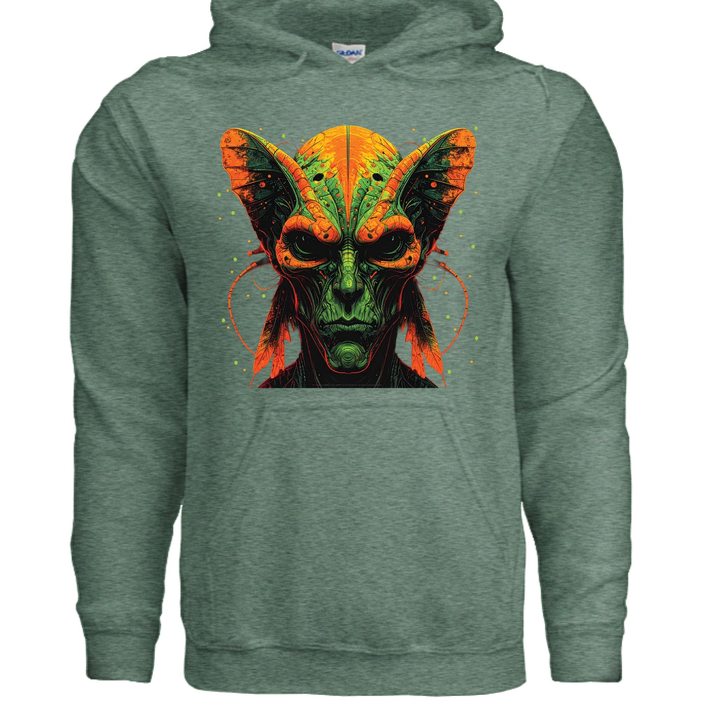 Heather Sport Dark Green - FRONT