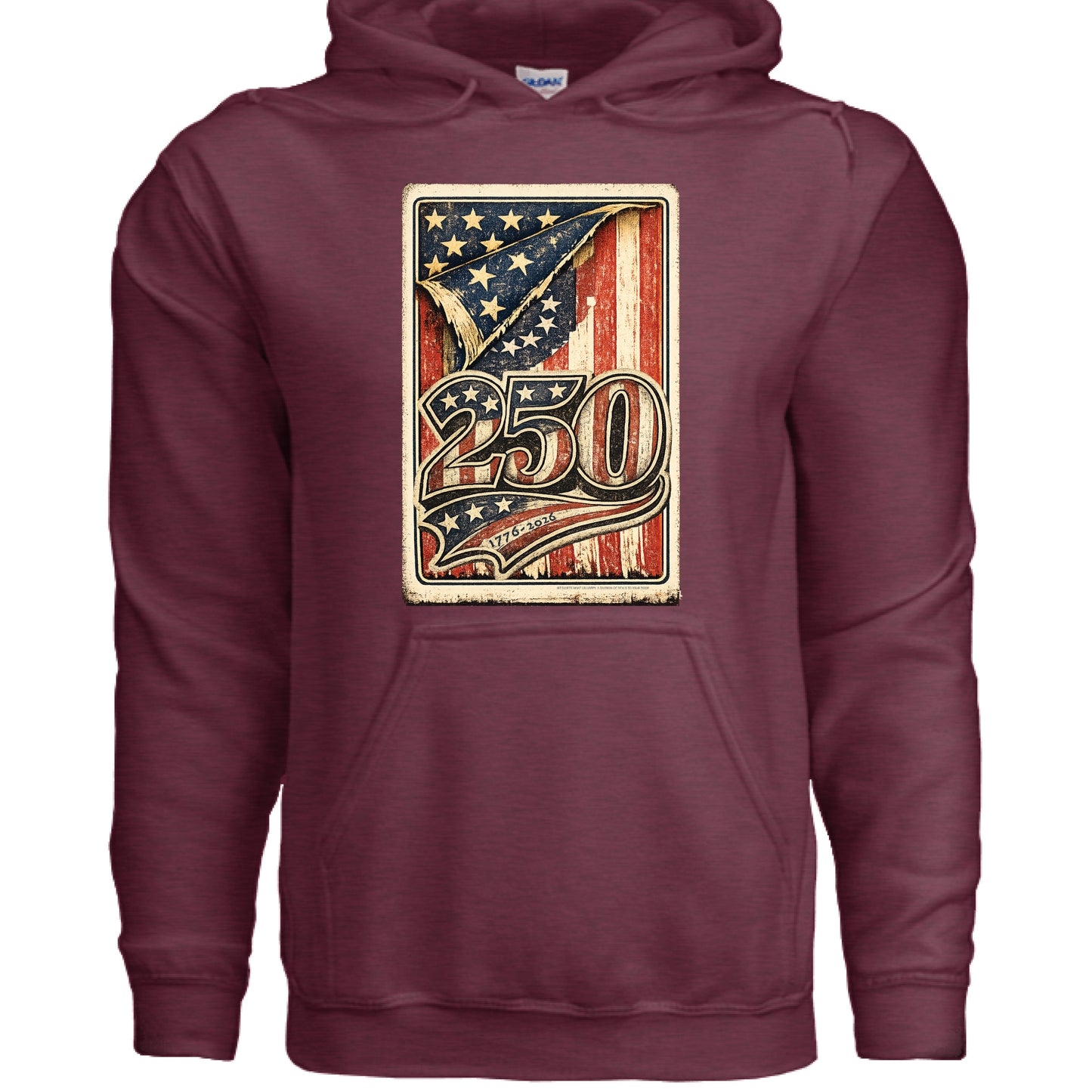 Heather Sport Dark Maroon - FRONT