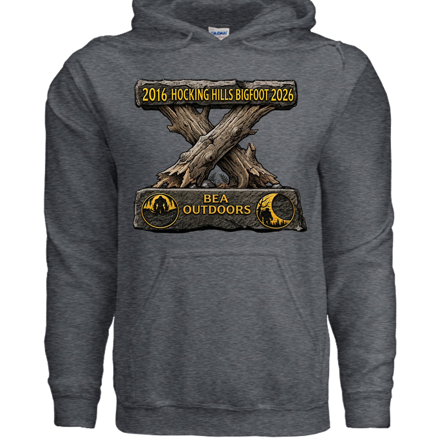 DARK HEATHER - G185 - FRONT