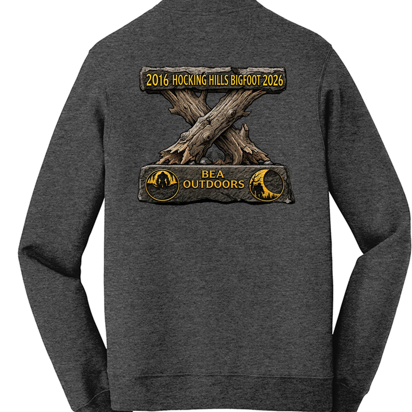 Dark Heather Grey - PC850Q - BACK