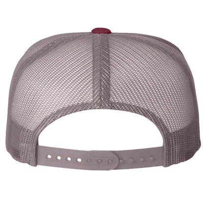 Maroon/ Grey - 6606 - BACK