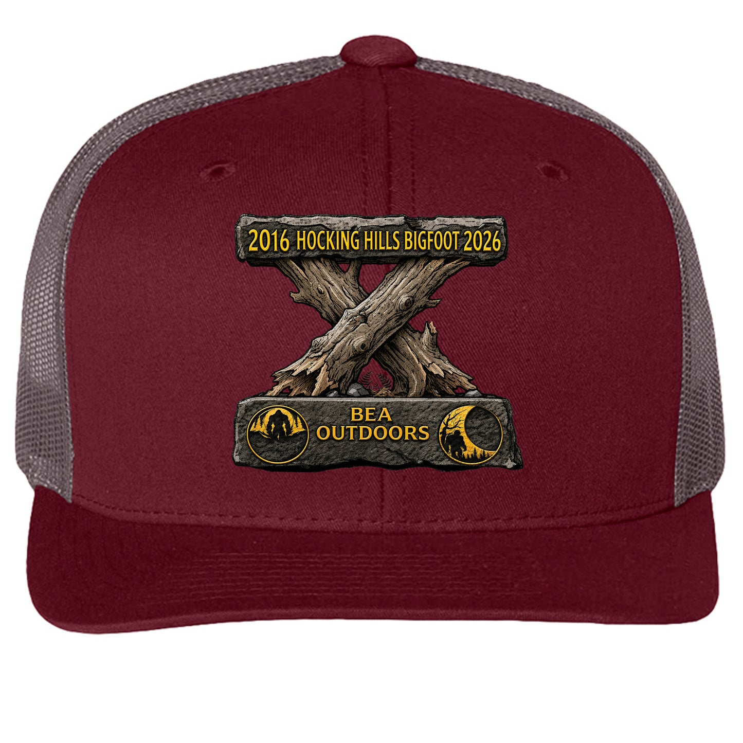 Maroon/ Grey - 6606 - FRONT