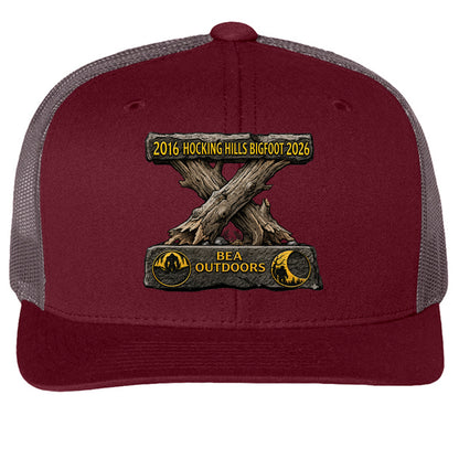 Maroon/ Grey - 6606 - FRONT