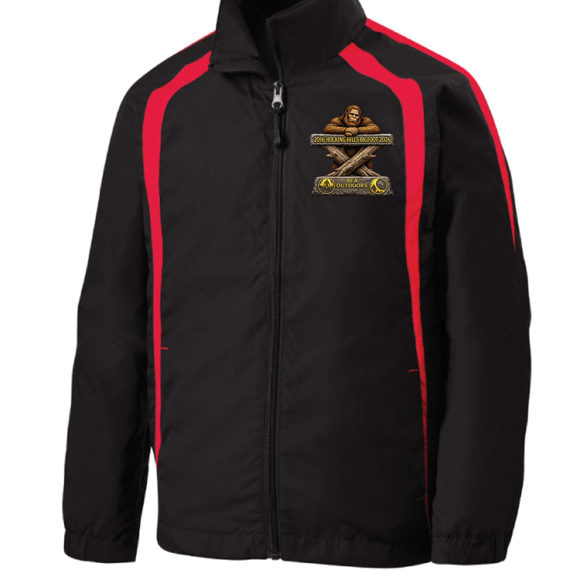 Black/True Red - YST60 - FRONT