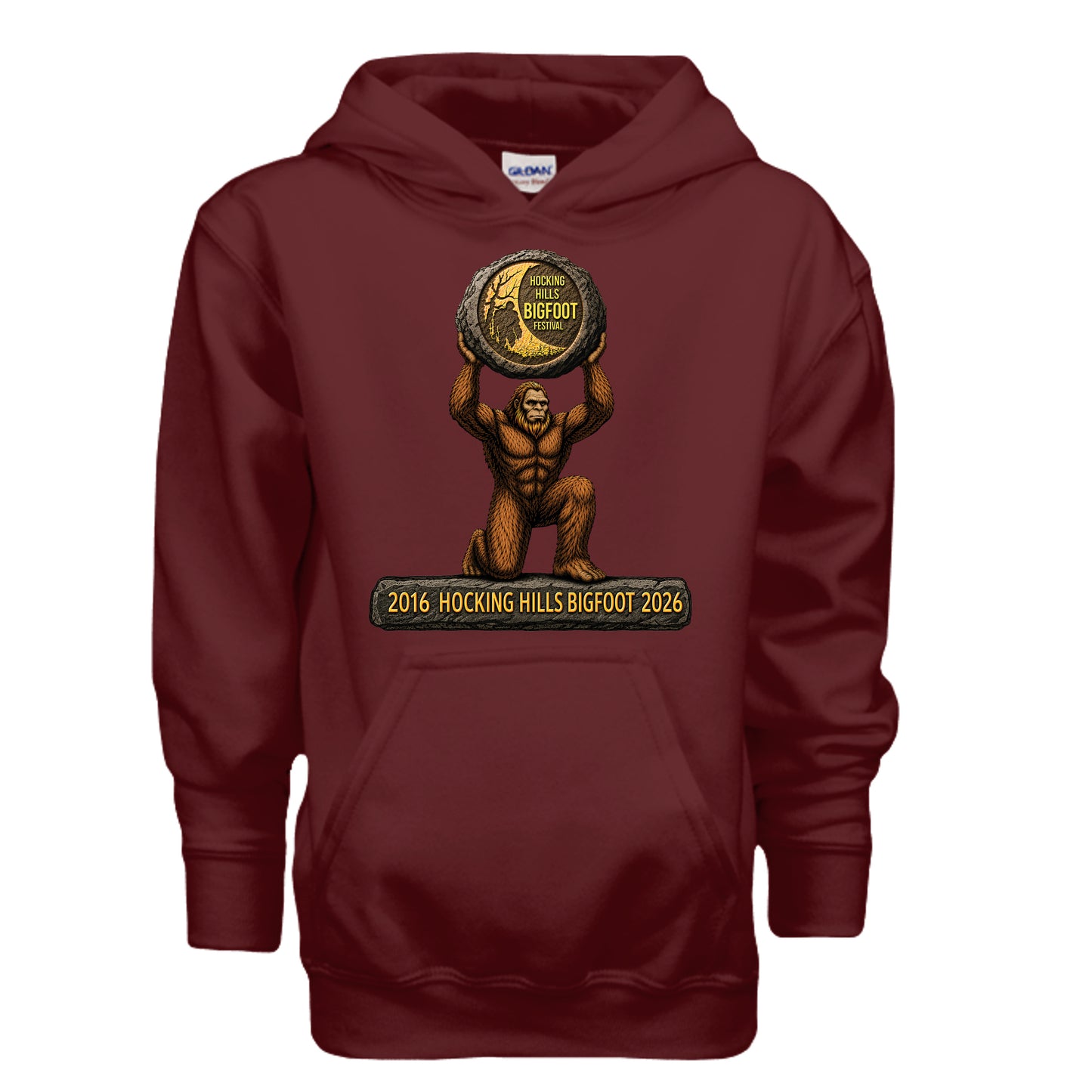 MAROON - G185B - FRONT