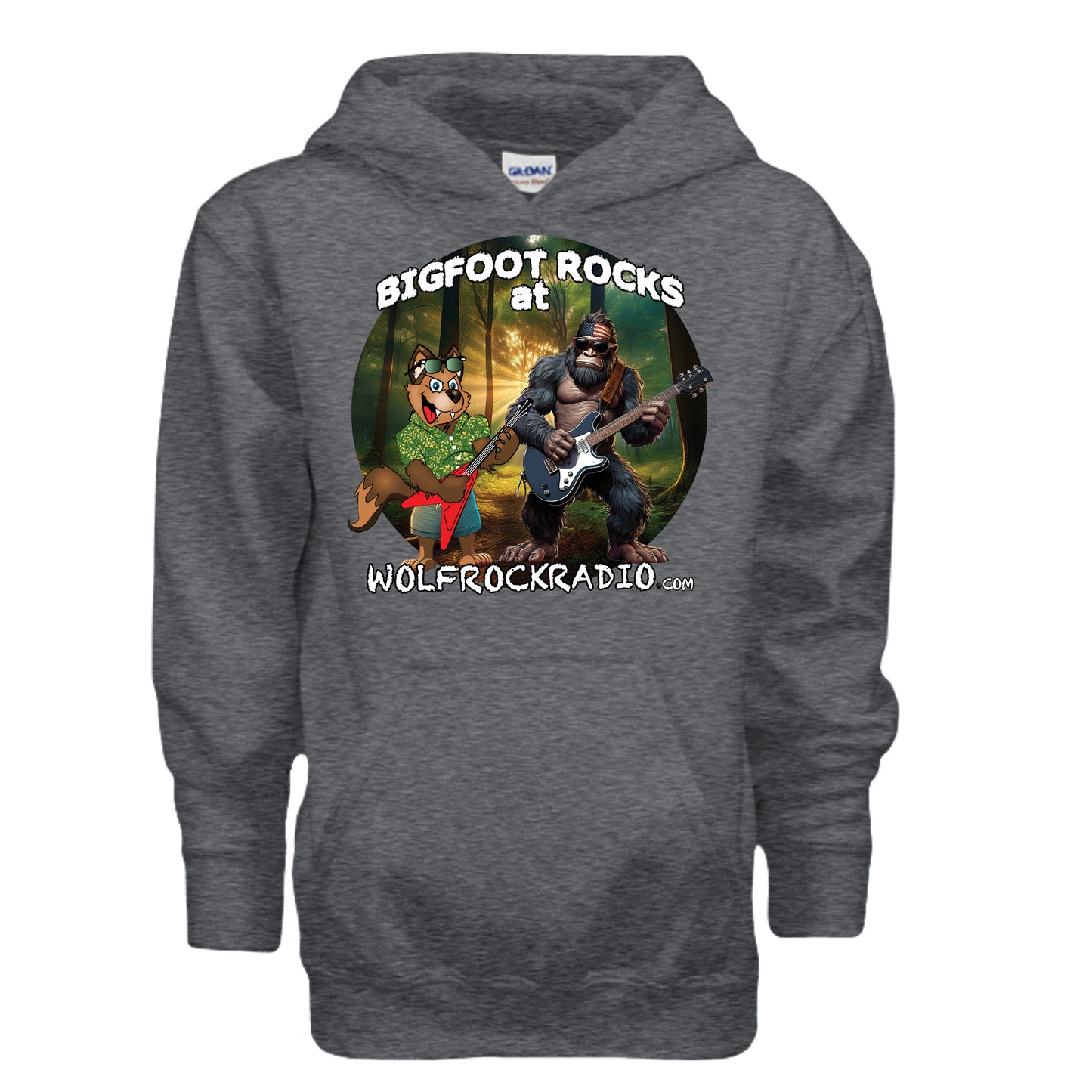 DARK HEATHER - G185B - FRONT