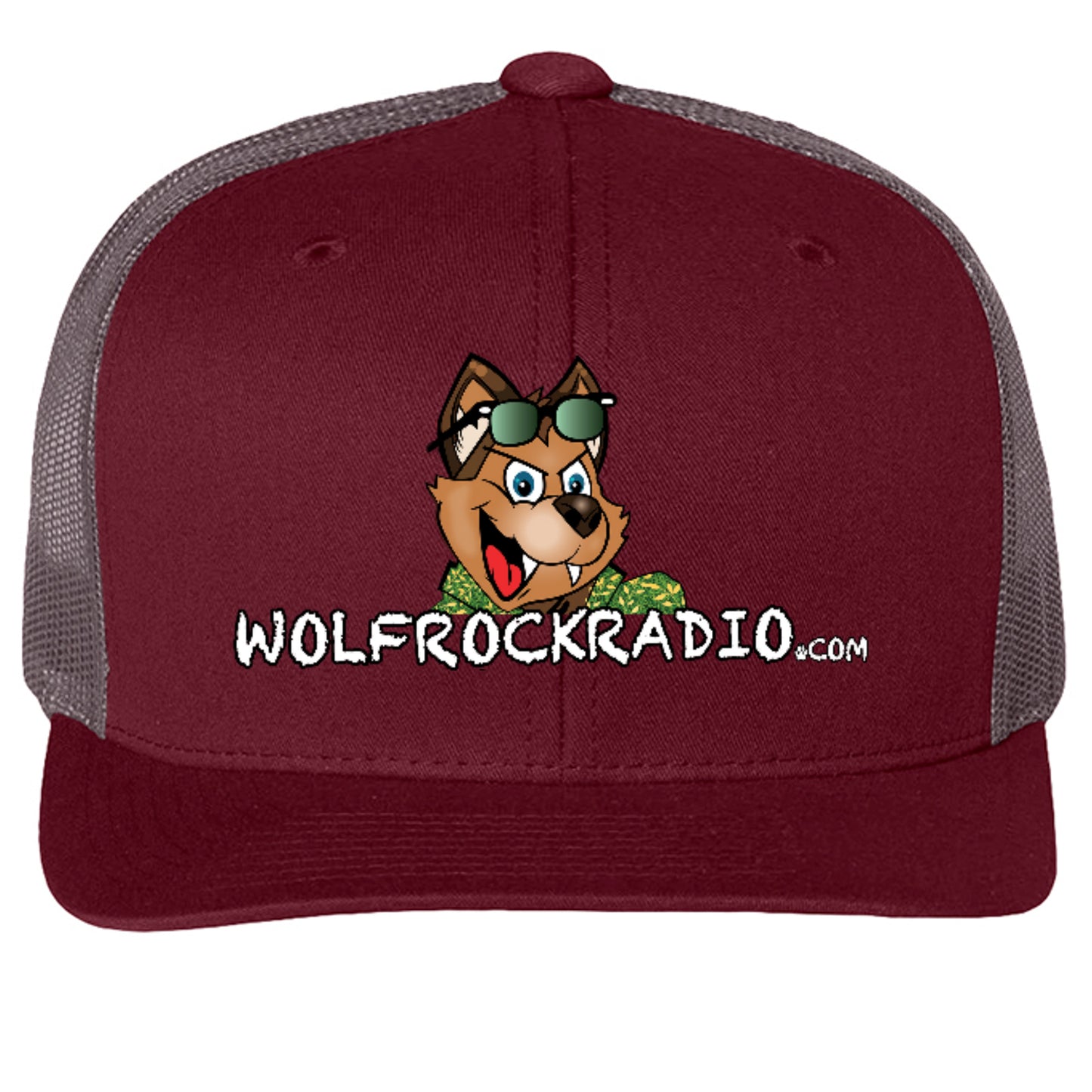 Maroon/ Grey - 6606 - FRONT