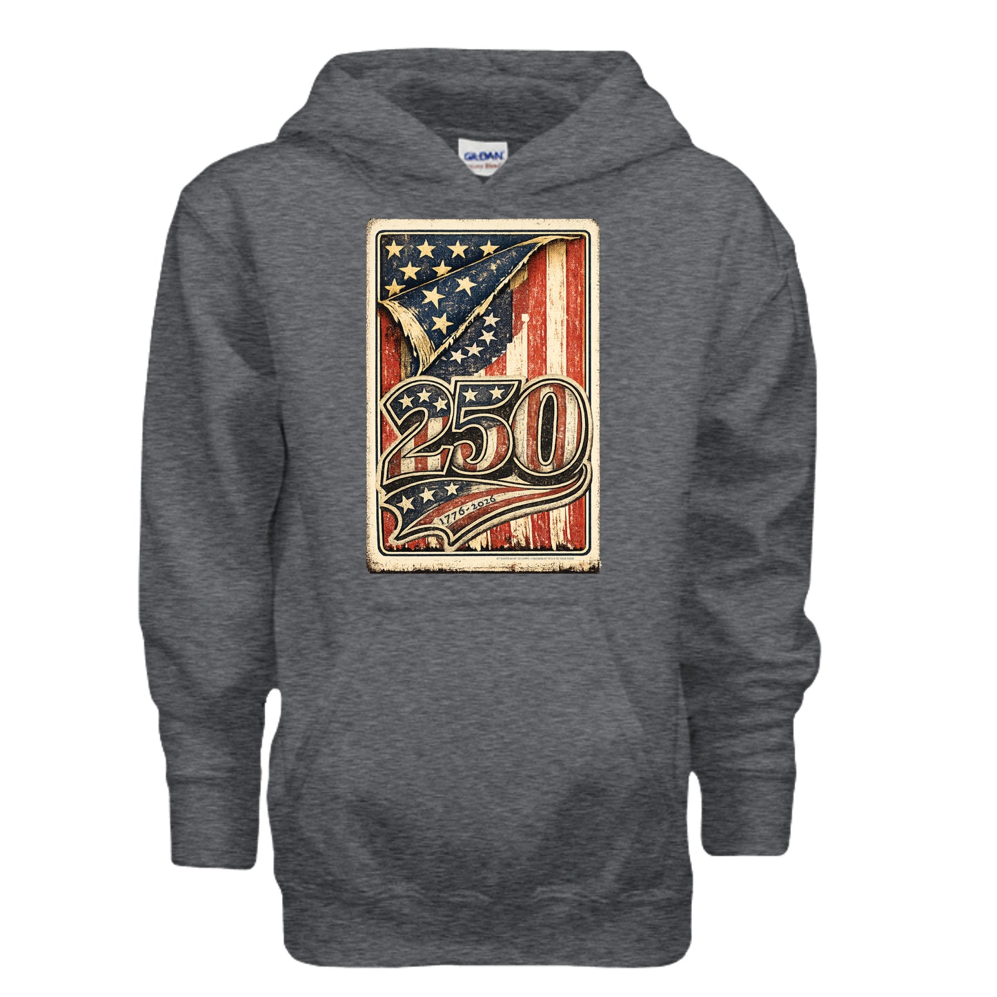 DARK HEATHER - G185B - FRONT