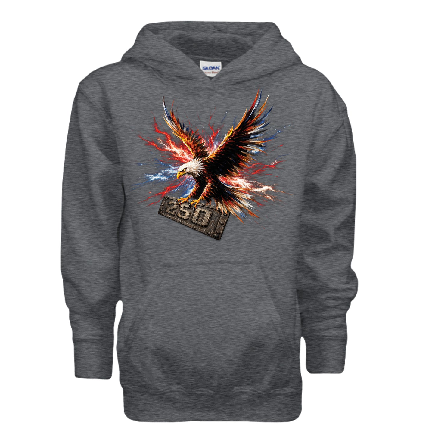 DARK HEATHER - G185B - FRONT