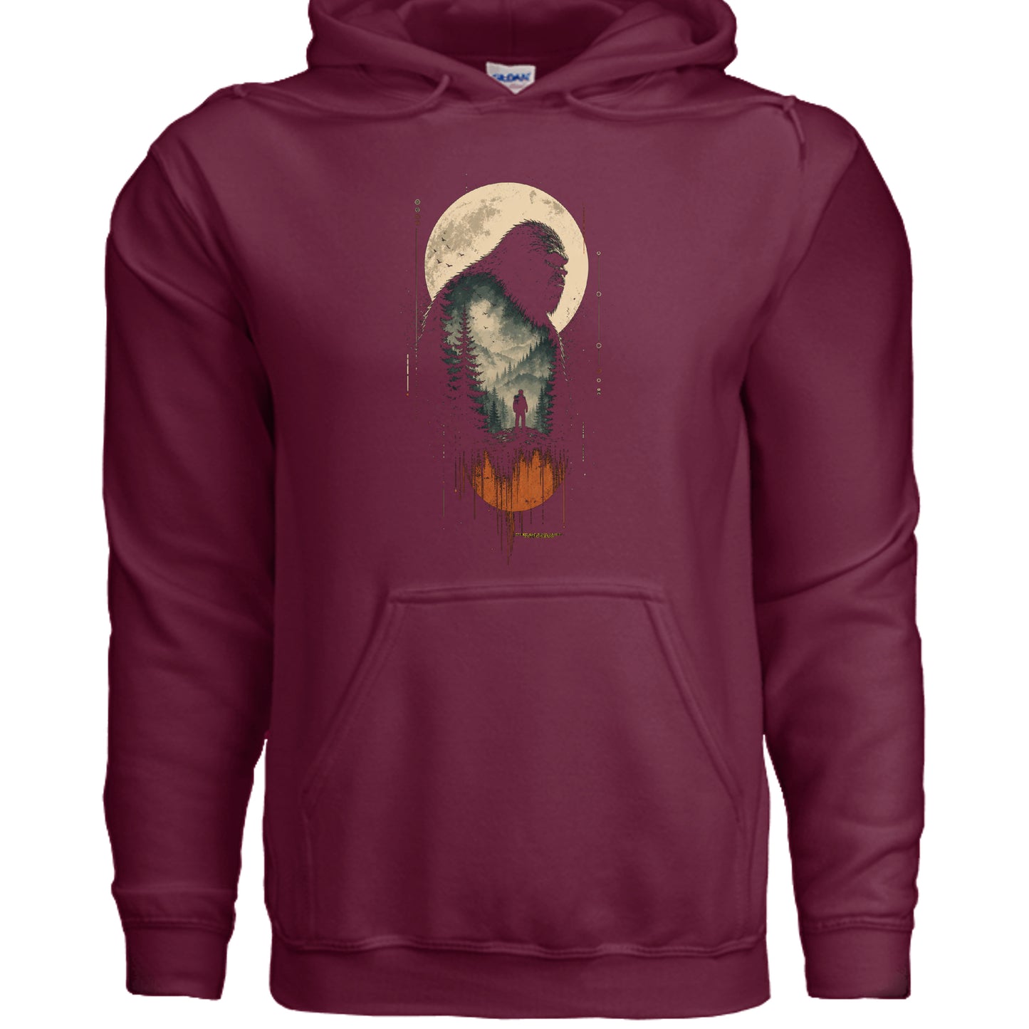 MAROON - G185 - FRONT