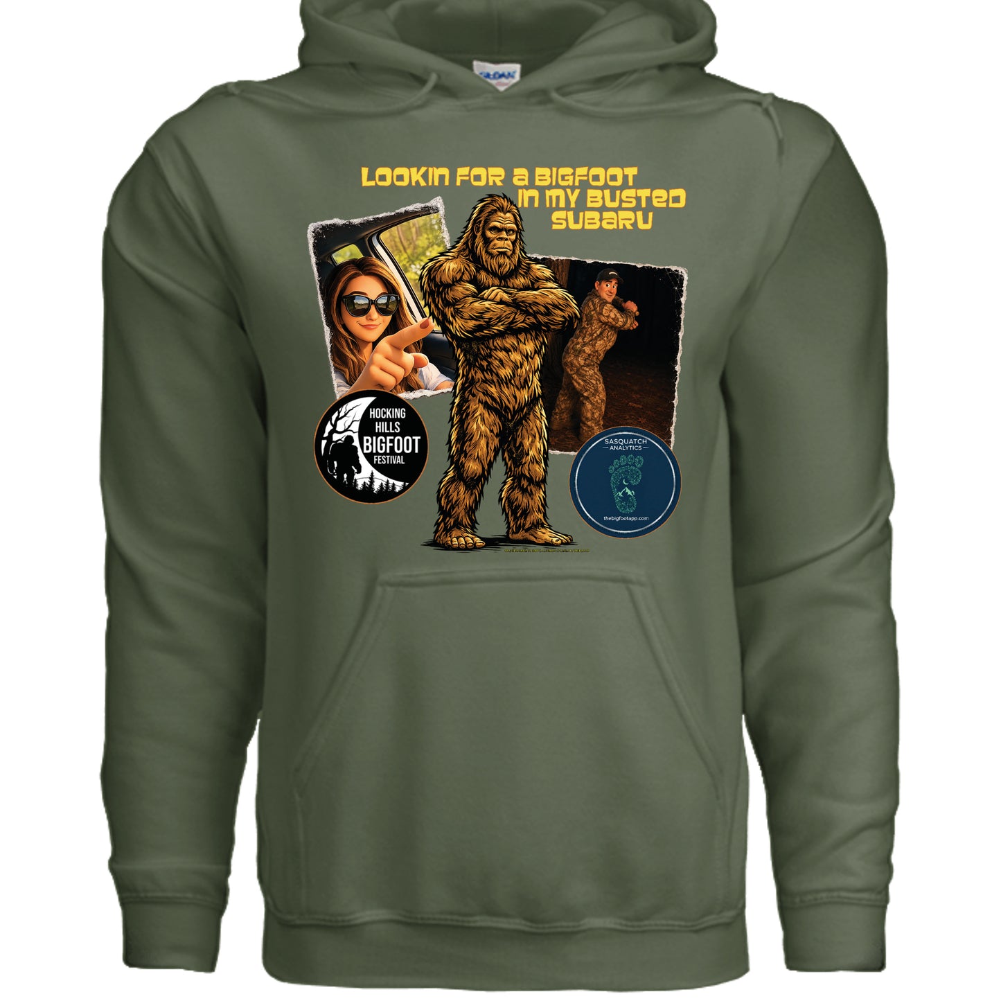 MILITARY GREEN - G185 - FRONT