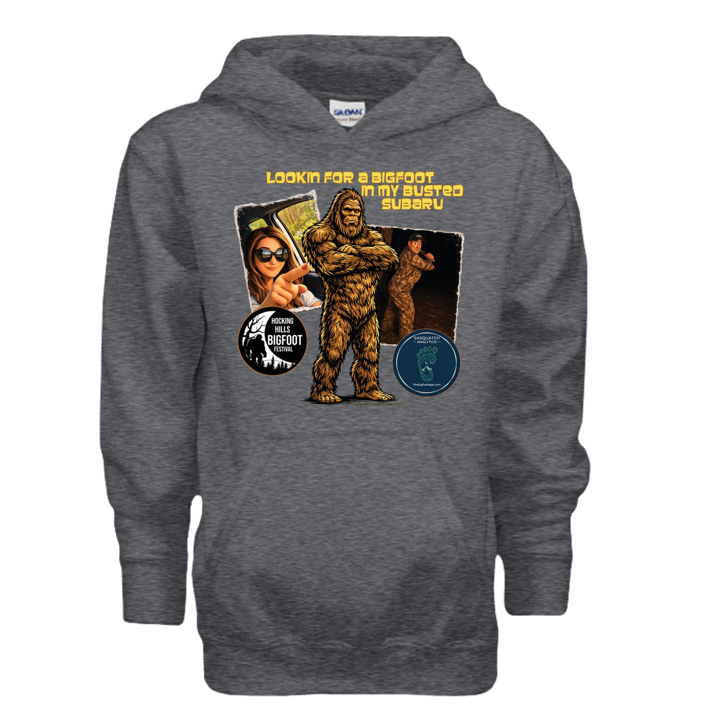 DARK HEATHER - G185B - FRONT