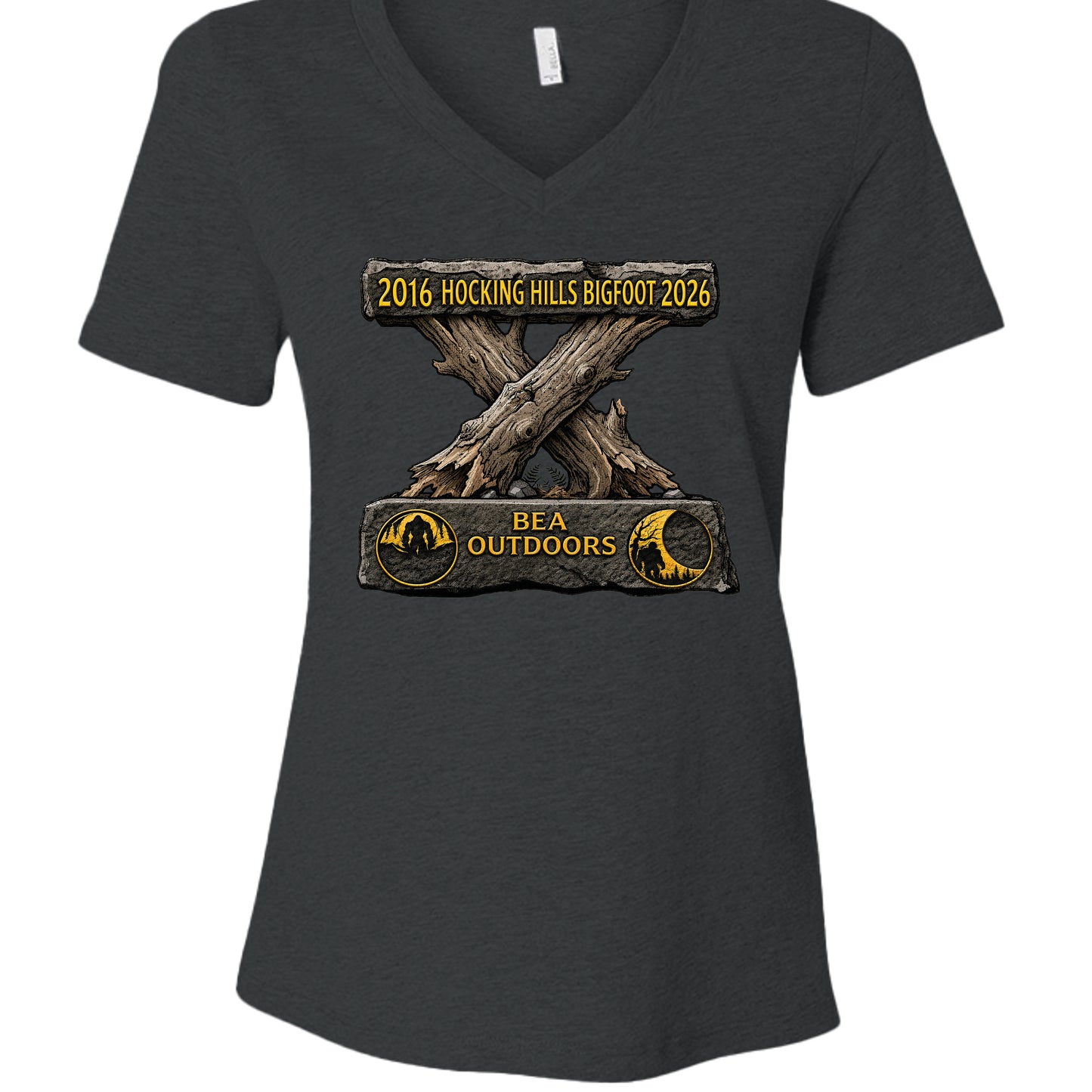 Dark Grey Heather - 6405CVC - FRONT