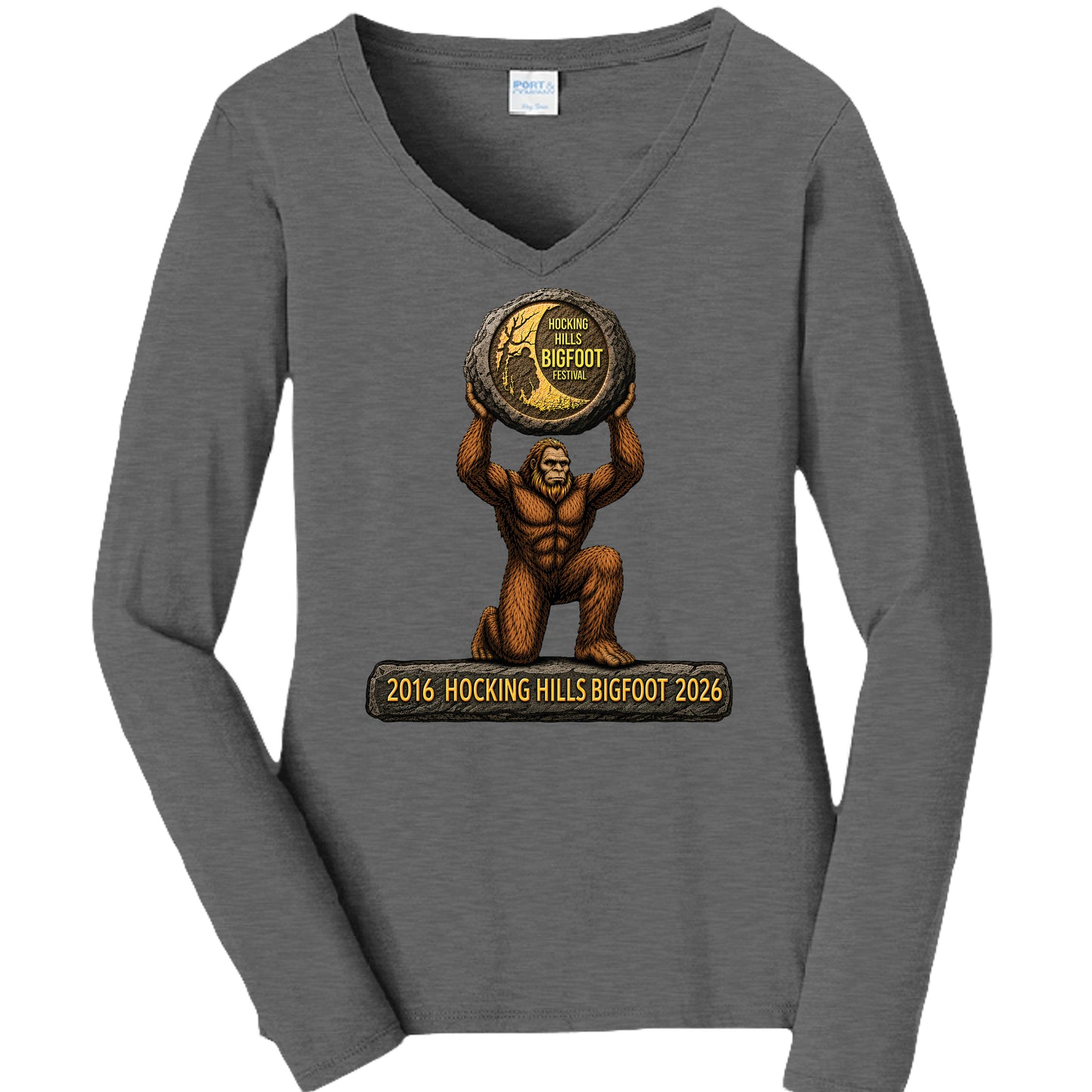 Dark Heather Grey - LPC450VLS - FRONT