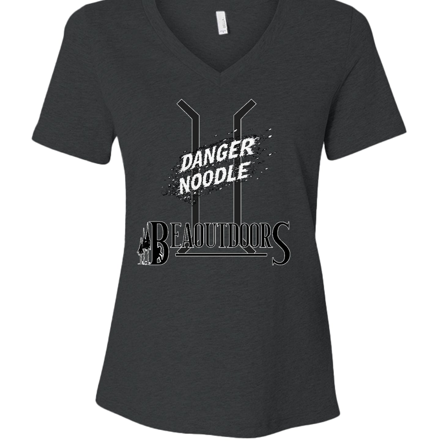 Dark Grey Heather - 6405CVC - FRONT