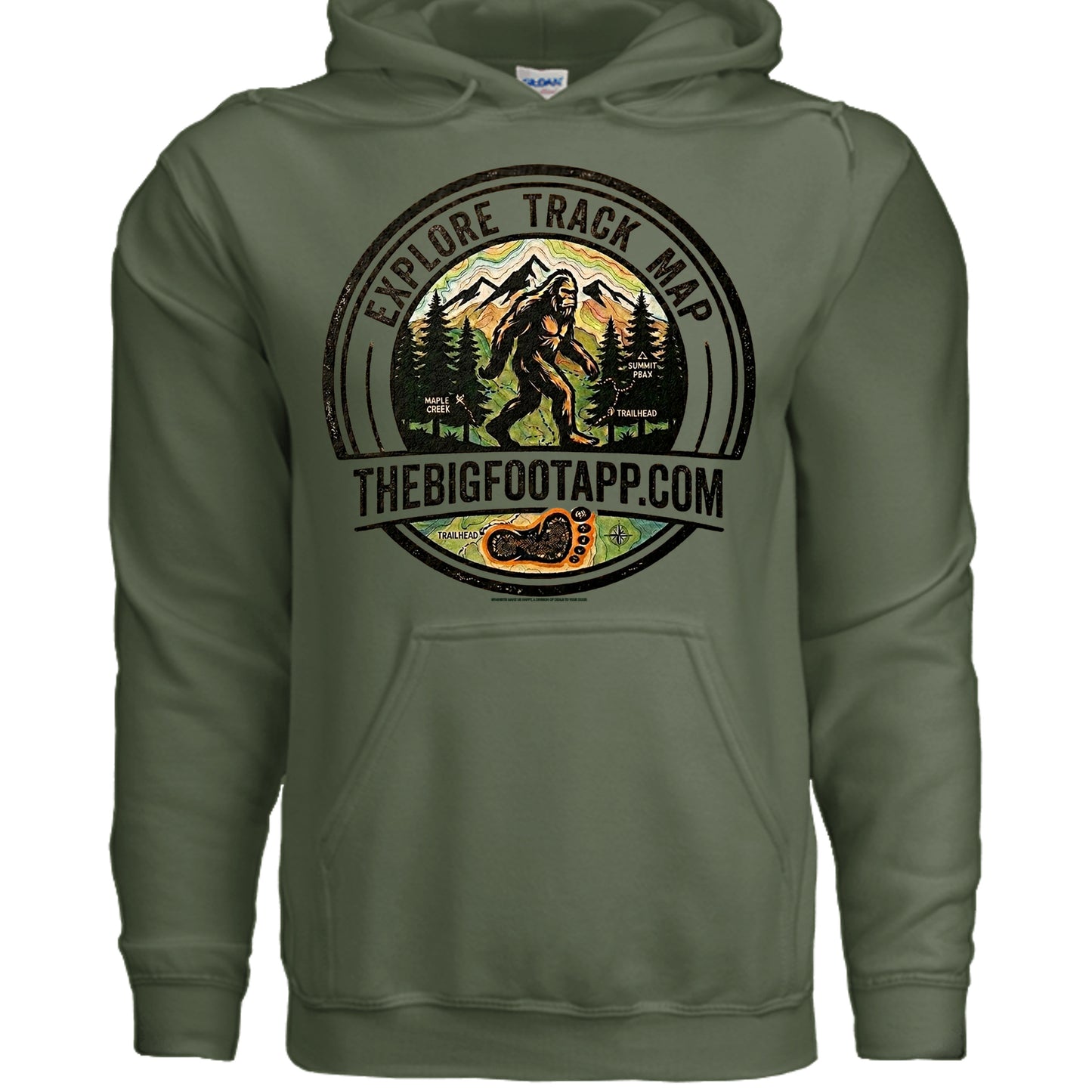 MILITARY GREEN - G185 - FRONT