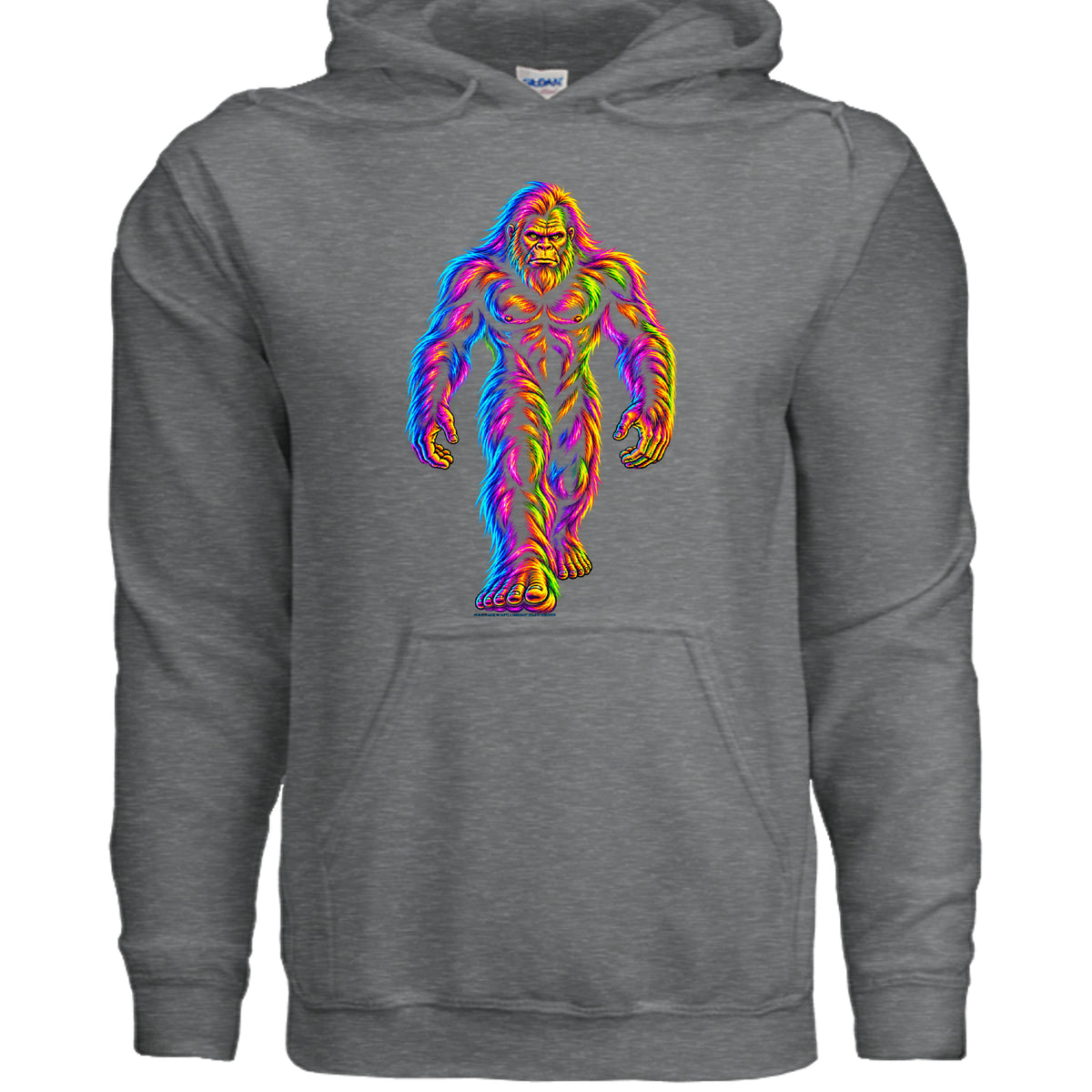 Fan Charcoal Heather - G185 - FRONT